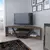 Hanah home TV Komoda Sares Smeđe-Crna