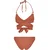 Womens terracotta bikini