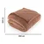 Rjava odeja iz mikropliša 150x200 cm Cocoon – Tiseco Home Studio