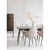 Temno rjava raztegljiva jedilna miza v hrastovem dekorju 90x190 cm Yumi – Rowico
