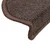 Vidaxl Preproge za stopnice 10 kos 56 x 17 x 3 cm Non-Slip Kavna rjava