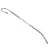 SuperLove Stainless Steel Beaded & Curved Urethral Dilator with Silicone Glans Ring