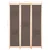 vidaXL Paravan 3-delni 120x170x4 cm rjavo blago
