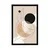 Plakat abstraktne oblike No8 - 40x60 silver