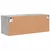 TV ormarić s LED svjetlima siva boja betona 80x30x30 cm