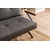 Atelier del Sofa Trosed na razvlačenje Zven, 180x64x78cm, Antracit