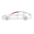 HEKO Opel Insignia Bočni Vetrobran Za Model Sa 4/5-Ro Vrata (Prednji) 2009-2017G.