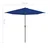Balkonski suncobran plavi 300 x 155 x 223 cm polukružni