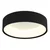 Globo 15924DS-LED plafonska svetiljka KEMP LED/45W/230V 2700/4000/6000K prečnik 46 cm crna
