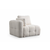 ATELIER DEL SOFA Amaris 3 Seater White sofa sa 3 sedišta