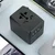 Potovalni adapter Techsuit HHT904-B1 EU/UK/AUS/US, 3x USB + 1x USB-C, PD 15W - črn
