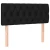 Krevet box spring s madracem LED crni 120 x 200 cm od tkanine