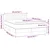 Vidaxl Box spring postelja z vzmetnico temno modra 140x190cm žamet