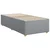 Vidaxl Box spring postelja z vzmetnico svetlo siva 90x190 cm blago