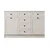 HANAH HOME Bela mat komoda Rb 168 04 001