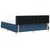 Vidaxl LED Box Spring Postelja z LED trakami Modra 180 x 200 cm blago