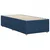 Vidaxl posteljni okvir brez vzmetnice Modra 80x200 cm Tkanina