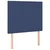 Greatstore Posteljni okvir z vzglavjem moder 80x200 cm blago