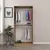 Hanah home Ormar Kale Glass Dark Grey1 90x210x52cm Tamnosivi