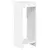 Stalak za biljke s policom 2 pcs Bijeli 30 x 30 x 80 cm