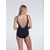 SUNFLAIR Enodelne kopalke temno modra/bela