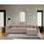 Atelier del Sofa Ugaona garnitura Fora 296x66x185cm Braon