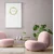 Plakat z minimalističnim napisom Love - 40x60 white