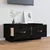 TV ormarić crni 80 x 34 x 35 cm od masivne borovine