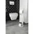 WENKO 24983800 - komplet za WC RAVINA 20x70 cm nerđajući čelik/bela