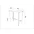Hanah Home Barski set sto i stolice Mola Set 100, 100x90x40 cm, Antracit