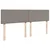 Vidaxl Box spring postelja z vzmetnico taupe 180x200 cm blago