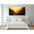 Slika sončni zahod nad goro - 120x60