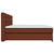 Premium Living Postelja Boxspring Carmen C, Rjava, 160x200