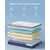Songmics Vzmetnica 200x140x20 cm Modra