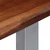 Konzolni stol 115 x 35 x 76 cm masivno drvo bagrema i željezo