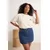 Trendyol Curve Ženska majica TBBSS26BF00010, Krem