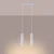Sollux SL.1536 - Luster na sajli KARBON 2xGU10/10W/230V beli