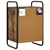 vidaXL Viseca nočna omarica 2 kos Dimljen hrast 40 x 30 x 60 cm