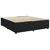Vidaxl Box spring postelja z vzmetnico črna 180x200 cm žamet