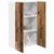 vidaXL Viseča omarica Riga Star les 60 x 31 x 100 cm Konstruiran les