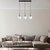 Opviq Luster Orbital-15-14011, 65x15x115cm, IP20, Belo-crni