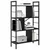 Polica Crni hrast 75 x 30 x 123,5 cm Konstruirano drvo