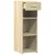 Vidaxl Komoda sonoma hrast 30x42,5x93 cm inženirski les
