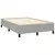 vidaXL Boxspring postelja z vzmetnico svetlo siva 120x190 cm blago