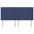 Vidaxl vidaXL Vzglavja za posteljo, 4 kosi, modra, 100x5x78/88 cm, blago