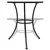 Bistro miza terakota in bela 60 cm mozaik