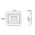 LED reflektor 10W LRF024EW-10W/WH Prosto