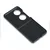 Maska Leather za Huawei P50 pocket crna