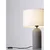 AMMOS STOLNA LAMPA E27/12W/SIVA I BIJELA