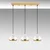 Opviq Luster Yildo-M-6880, 67x17x111cm, IP20, Belo-zlatne boje